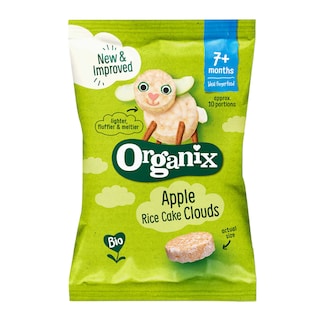 Organix | Galettes de riz | Pomme | 7M | Bio 