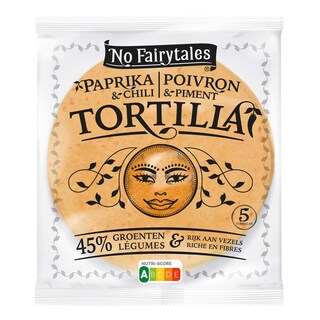 No Fairytales | Tortilla wraps | Paprika chili 200 gr