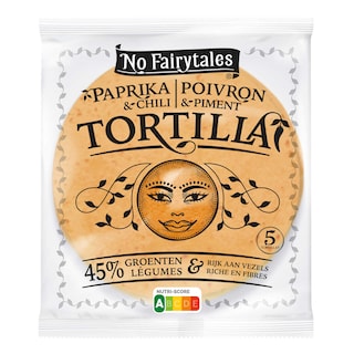 No Fairytales | Tortilla wraps | Paprika chili 200 gr