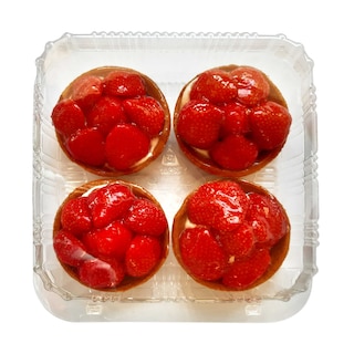 Delhaize | Pâtisseries | Croute-Fraise | 4x1p 