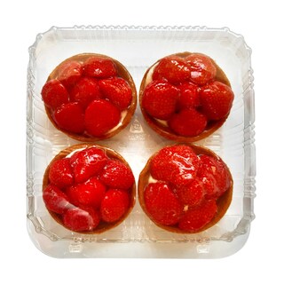 Delhaize | Pâtisseries | Croute-Fraise | 4x1p 