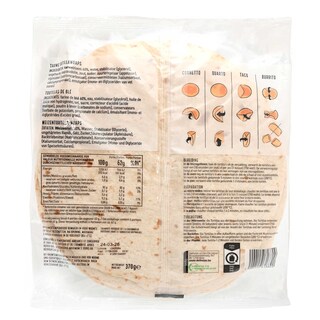 Delhaize | Wraps | 6pc | Blé 370 gr