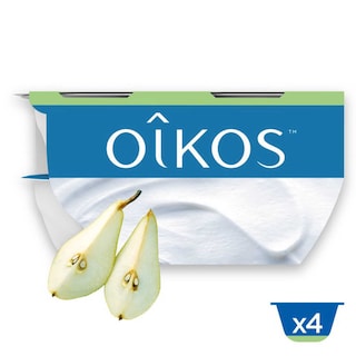 Oikos | Yaourt | Poire | Entier | À la grecque 4 x 115 gr