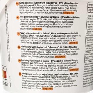 Delhaize | Yoghurt | Vol | Aardbei 1 kg