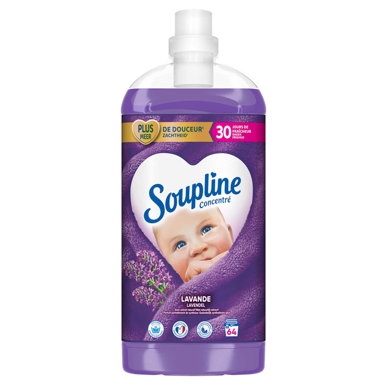 Soupline Wasverzachter | Ultra 3D | Lavendel | 64DS