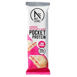 NXT Level Sports Nutrition | Eiwitrepen | Framboos-Cheesecake 