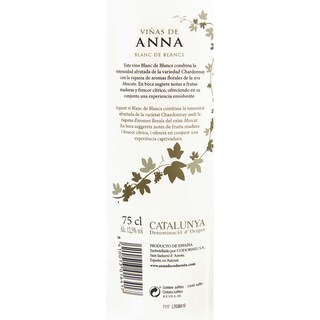 Espagne - Spanje | Catalunya D.O. | Vinas De Anna Blanc de Blancs 16 