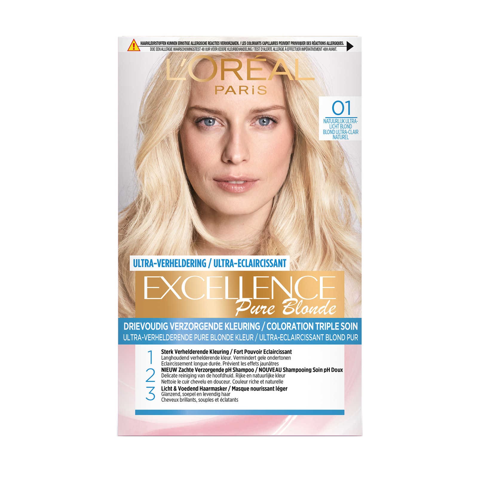 Excellence Natuurlijk ultralicht blond -01| Haarkleuring
