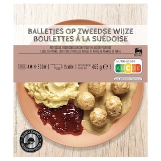 Delhaize | Balletjes | Zweedse | Peperroomsaus 