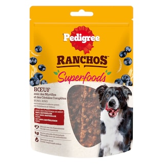 Pedigree | Ranchos | Snacks Chien | Friandises | Superfood Boeuf 