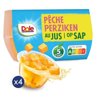 Dole | Pêches | Jus | Cups 