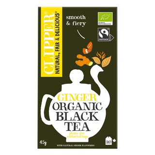 Clipper | Thee | Zwart | Gember | Bio 20 x 2 gr