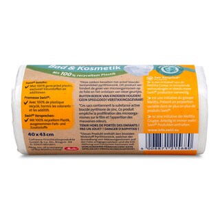 Swirl | Sac poubelle | Antibact | Poignées | Salle de Bain | 37st | 10L 37 pc