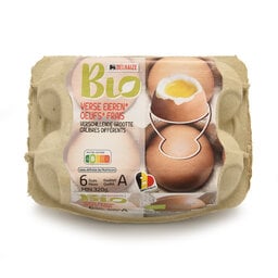 Delhaize | Bio | oeufs | Mix calibres | Bio 