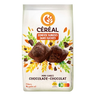 Céréal | Mini Cakes | Chocolat | Sans sucres 