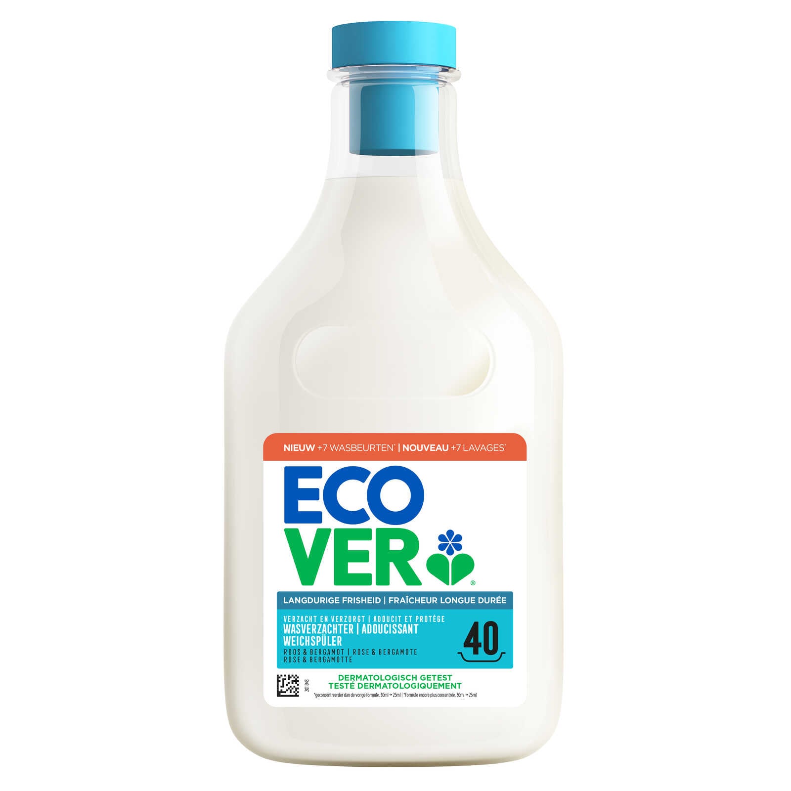 Ecover Wasverzachter | Rose&Bergamot | 40DS | Eco