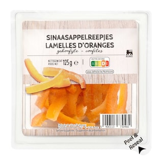 Delhaize | Orange Lanières 125 gr