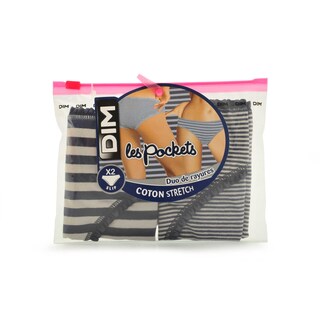 Dim | Paris | Slips pocket casual | grijs/blauw | 40/42 