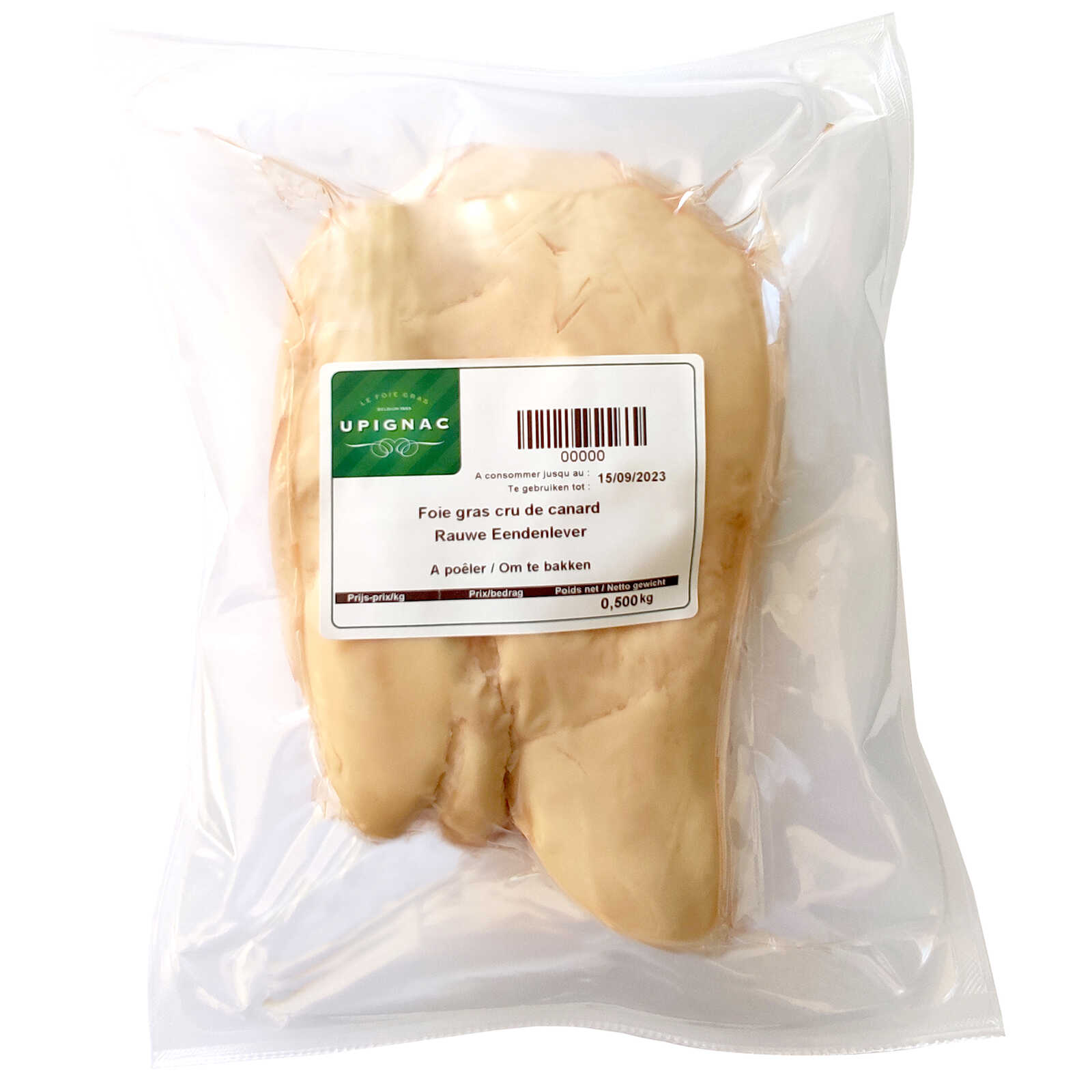 Upignac | Foie gras | Canard | Cru | Sans gluten | Sans lactose 
