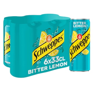Schweppes | Bitter lemon | Canette 6 x 33 cl