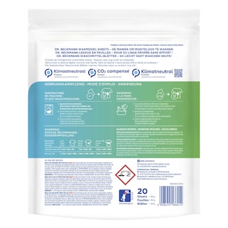 Dr. Beckmann | Lessive | Feuilles | Universelle 