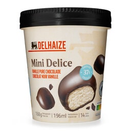 Delhaize | Mini delice | Vanille | Chocolat noir 