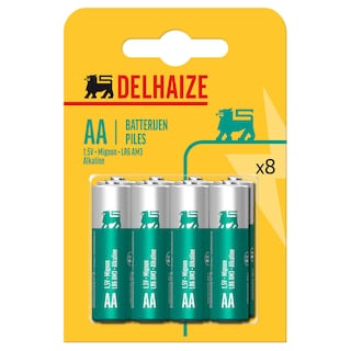 Delhaize | Piles | AA 8 pc