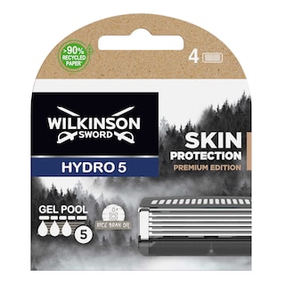 Wilkinson Sword | Hydro 5 | Skin Protect Prem | Mesjes 4st 