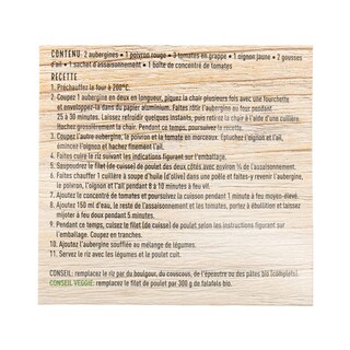 Delhaize | Boïte de repas | Poulet oriental avec auber 1,052 kg