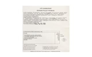 Delhaize | Kippenkaasburger 