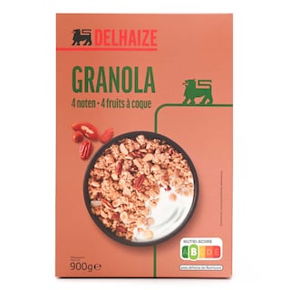 Delhaize | Granola | 4 Fruits à coque 