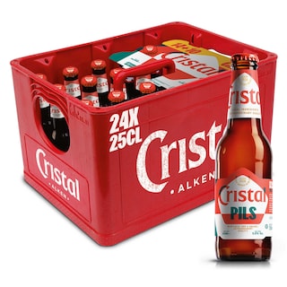 Cristal | Cristal | Bld bier | Pils | 5%ALC | 14+10 24 x 25 cl