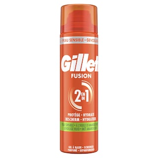Gillette | Fusion | Gel à raser | Sensitive 