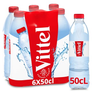 Vittel | Natuurlijk mineraalwater | niet bruisend 6 x 50 cl