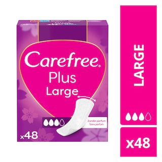 Carefree | Inlegkruisjes | Plus | Large | Regular 48 st