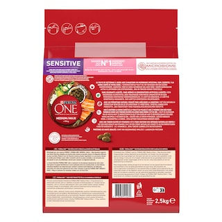 Purina ONE | Hondenvoeding | Medium/Max | Brokjes | Zalm 