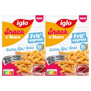 Iglo | Snack & Share | Frit express | Extra fines 