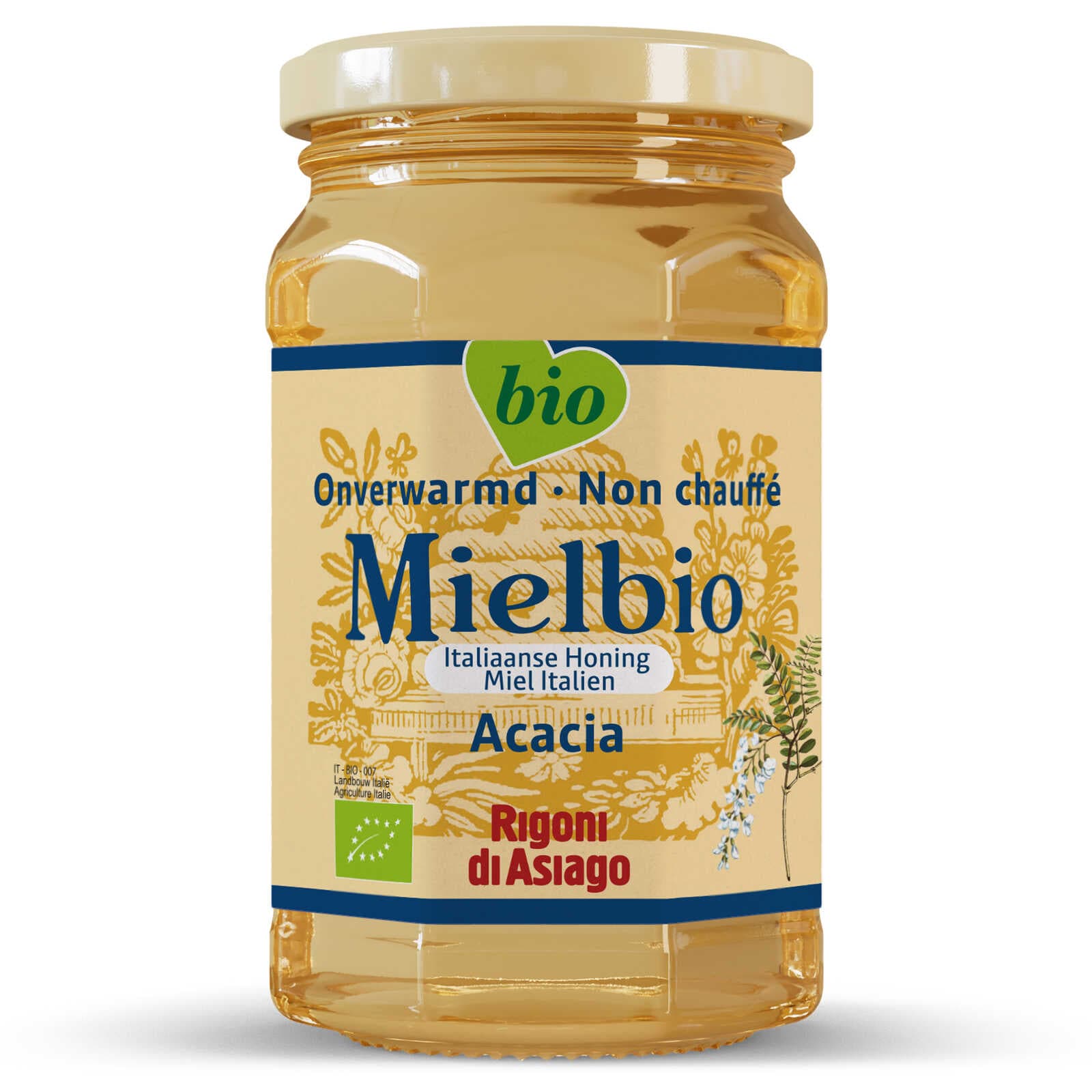 Mielbio Honing | Acacia | Rauw | Bio