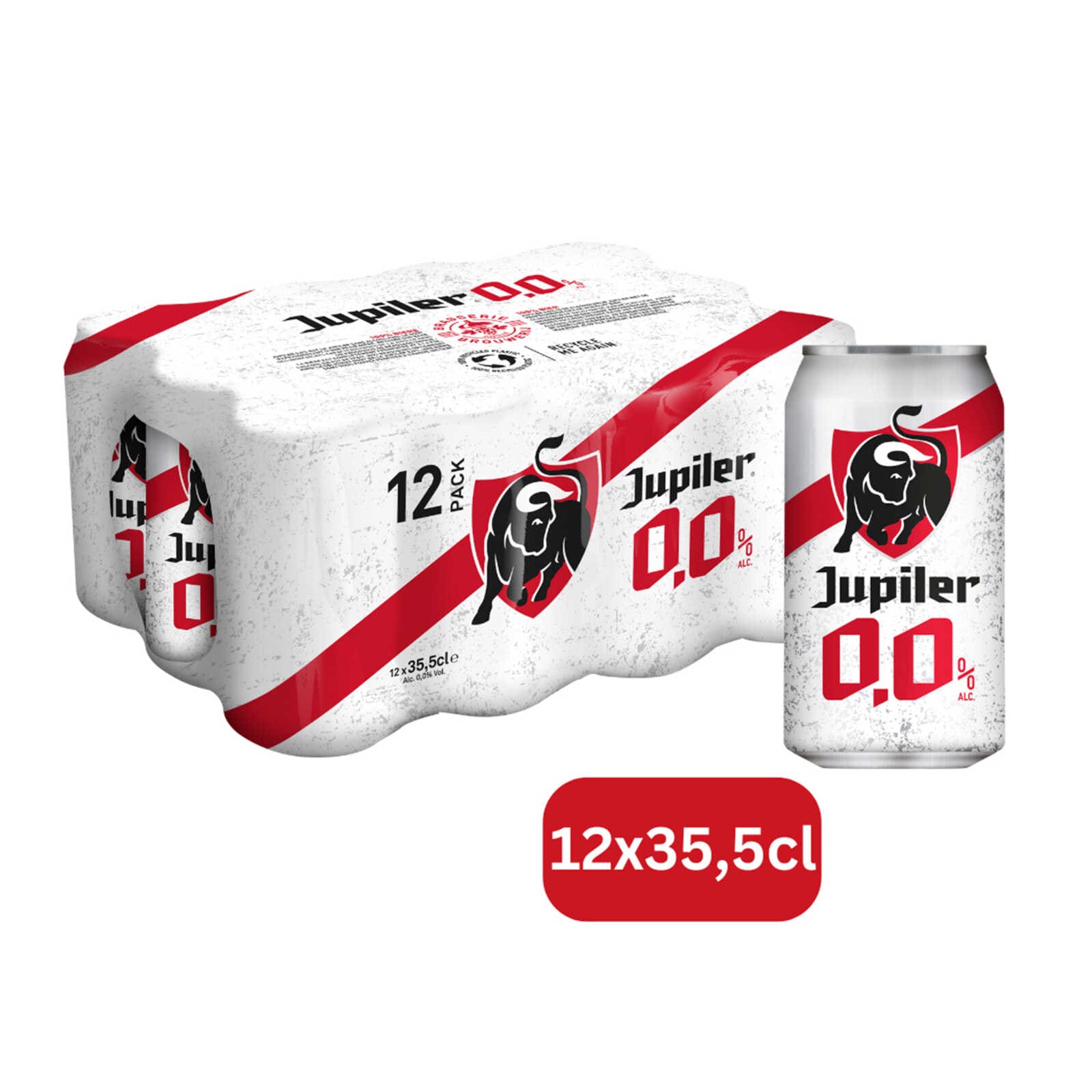 Jupiler Blond Bier | Pils | alcoholvrij | 0% alc. | Blik