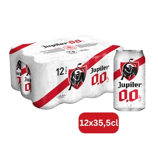 Jupiler | Blond Bier | Pils | alcoholvrij | 0% alc. | Blik 