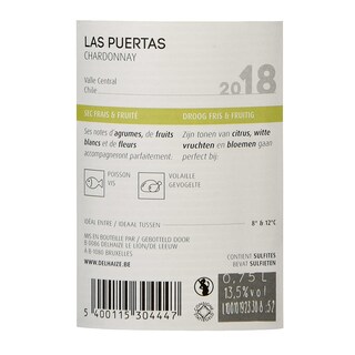 Chili | Central Valley | Las Puertas Chardonnay 2018 