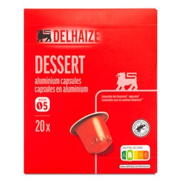 Delhaize | Café | Dessert | 20 Caps 