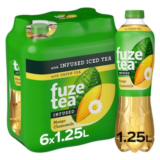 Fuze Tea | Green Tea | Thé vert | Mango Chamomille | Pet 