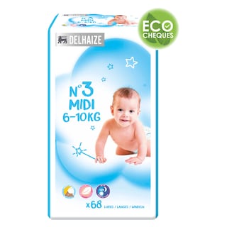 Delhaize | Eco | Langes | Taille 3 | Eco 