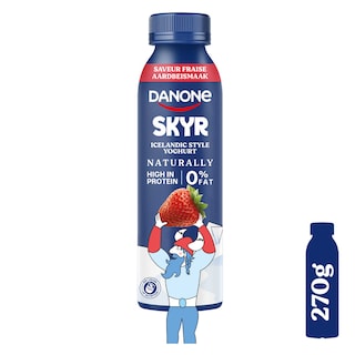 Danone | Skyr | Yaourt à boire | Fraise 270 gr
