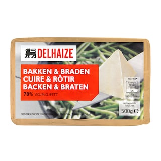 Delhaize | Margarine | Cuire et rôtir | 78% m.g. 