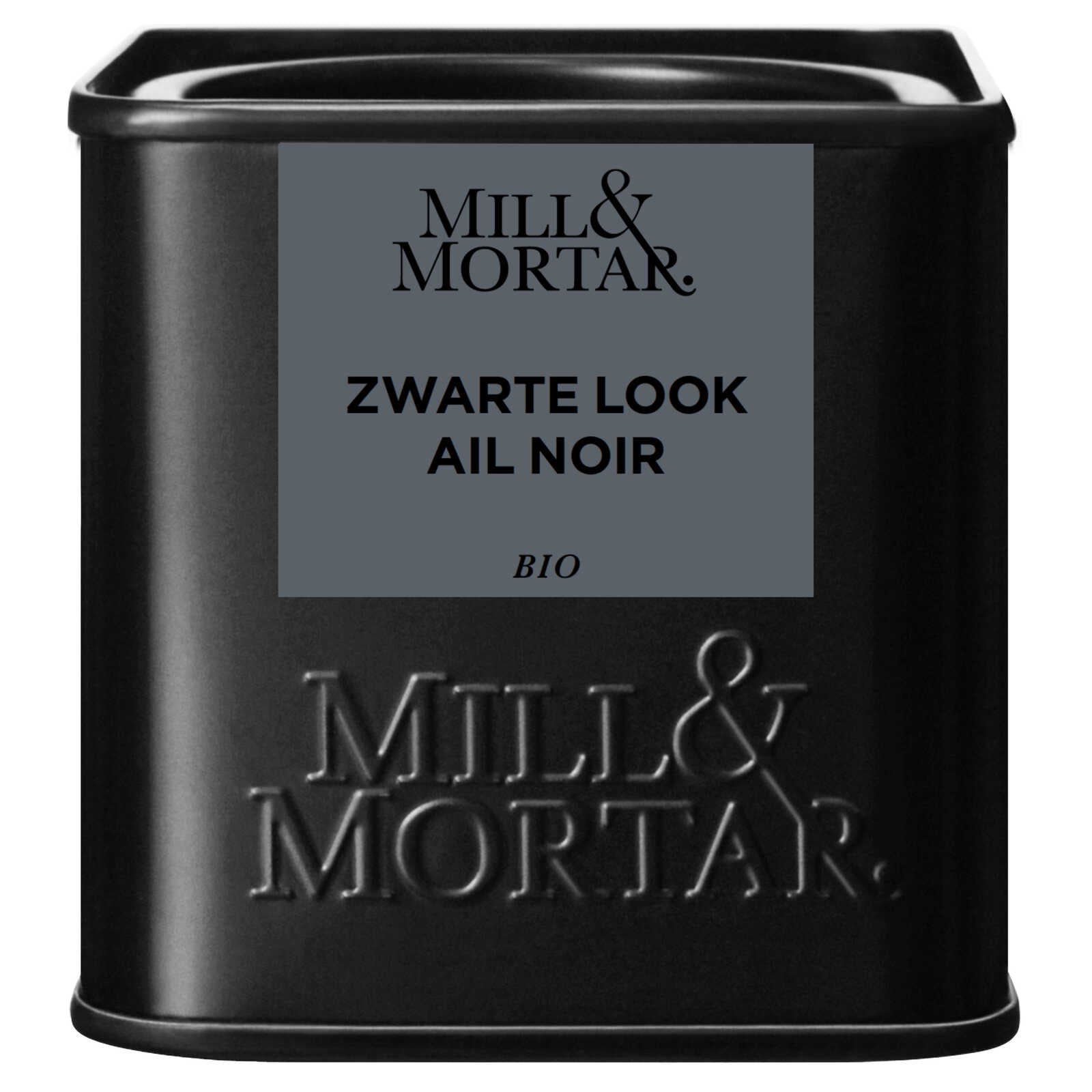 Mill & Mortar Kruiden | Knoflook | Zwart | Bio