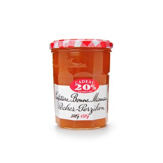 Bonne Maman | Confiture | Aux pêches | +20% gratuits 444 gr