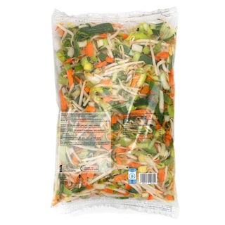 Delhaize | Légumes wok | Carotte | Poireau | Soja 