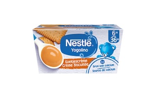 Nestlé | Yogolino | Laitage | Crème Biscuitée | Bébé | 6 mois 4 x 100 gr